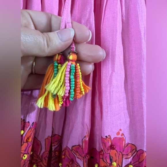 Anthropologie Roopa Pemmaraju Beaded Midi Skirt S - Picture 11 of 11